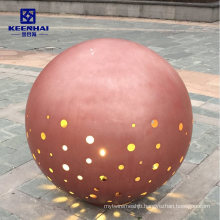 Decorative Outdoor Hollow 304 Stainless Steel Sphere and Ball